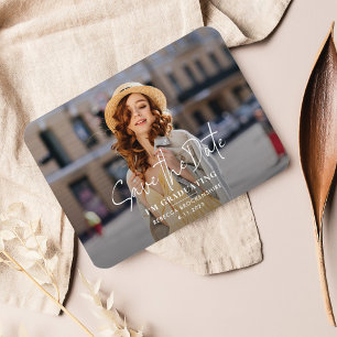 Magnet Flexible Grad Photo Grad Graduation 2024 Enregistrer la dat