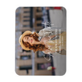 Magnet Flexible Grad Photo Grad Graduation 2025 Enregistrer la dat (Vertical)