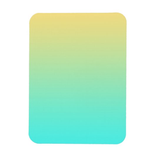 Magnet Flexible Gradient de Pastel Turquoise (Vertical)