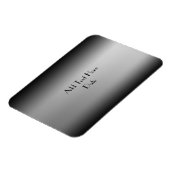 Magnet Flexible Gradient noir et blanc Horizon magnétique flexible (Côté Gauche)