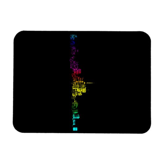 Magnet Flexible Gradient Skyline de Toronto (Horizontal)