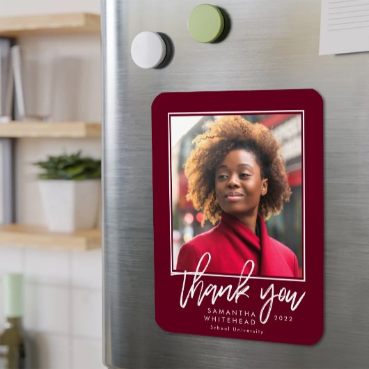 Magnet Flexible Graduate moderne 2022 Photo Bourgogne Merci