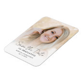 Magnet Flexible Graduate Photo 2026 Save the Date Announcement (Côté Gauche)