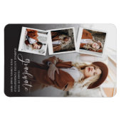 Magnet Flexible Graduation 2023 Multi Photo Grad Faire-part (Horizontal)