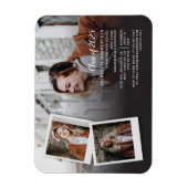 Magnet Flexible Graduation 2025 Photo Collage Party Invitation (Vertical)