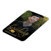 Magnet Flexible Graduation de la photo de script or moderne (Côté Gauche)