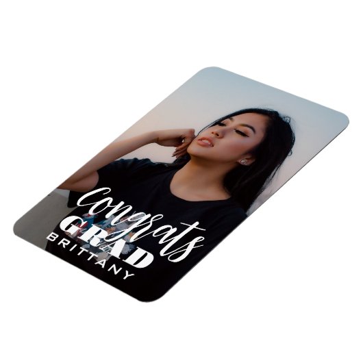 Magnet Flexible Graduation De Script Fun Enregistrer La Date Photo (Côté Gauche)