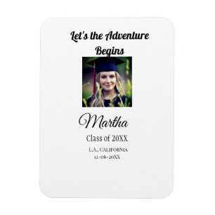 Magnet Flexible Graduation fgrats ajouter nom photo ville date cla