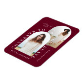 Magnet Flexible Graduation géométrique moderne multi photo arch (Côté Gauche)