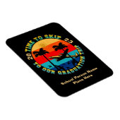 Magnet Flexible Graduation Graduation Senior Class Trip 2023 Perso (Côté Droit)