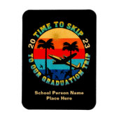 Magnet Flexible Graduation Graduation Senior Class Trip 2023 Perso (Vertical)