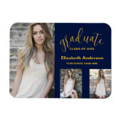 Magnet Flexible Graduation minimaliste de 3 photos (Horizontal)