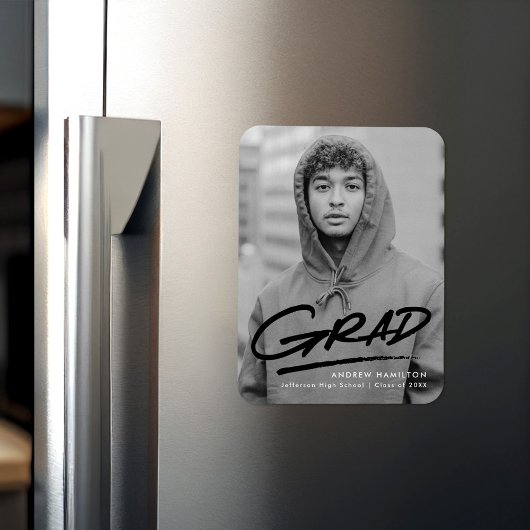 Magnet Flexible Graduation moderne en pointillé noir photo