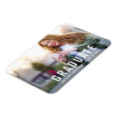 Magnet Flexible Graduation moderne | Graduate Photo Faire-part (Côté Gauche)