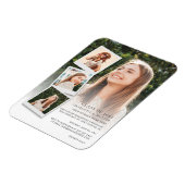Magnet Flexible Graduation Photo Collage Open House 2024 Party (Côté Gauche)