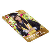 Magnet Flexible Graduation Photo Faux Gold Moderne Élégant (Côté Droit)