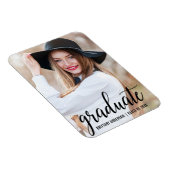 Magnet Flexible Graduation photo moderne Faire-part B (Côté Droit)