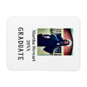 Magnet Flexible Graduation photo name year class university simple (Horizontal)