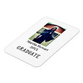 Magnet Flexible Graduation photo name year class university simple (Côté Gauche)
