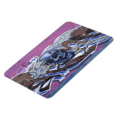 Magnet Flexible Graffiti à tête bleue (Côté Gauche)