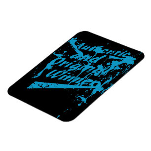 Magnet Flexible Graffiti Authentique Vainqueur Grunge Éclaboussure