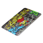 Magnet Flexible Graffiti Superbunny (Côté Gauche)