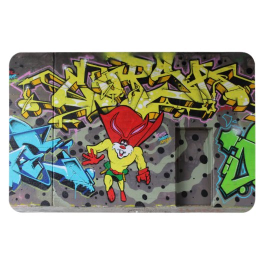 Magnet Flexible Graffiti Superbunny (Horizontal)