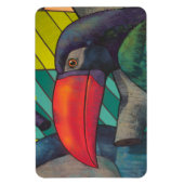 Magnet Flexible Graffiti Toucan coloré (Vertical)