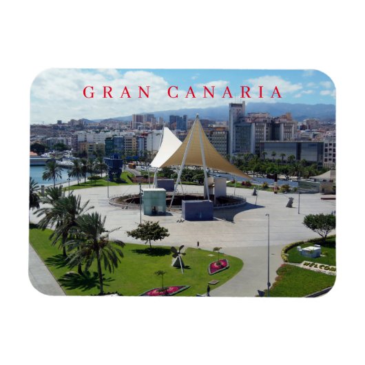 Magnet Flexible Gran Canaria vue du terminal de bus frigo aimant (Horizontal)