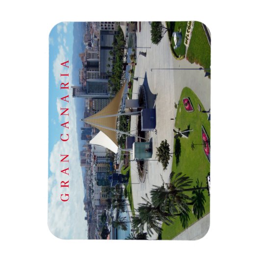 Magnet Flexible Gran Canaria vue du terminal de bus frigo aimant (Vertical)
