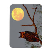 Magnet Flexible Grand-duc d'Amérique | Pleine Lune (Vertical)