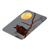 Magnet Flexible Grand-duc d'Amérique | Pleine Lune (Côté Gauche)