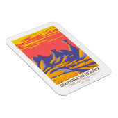 Magnet Flexible Grand Escalier Escalante Monument National Utah (Côté Droit)