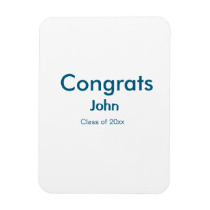 Magnet Flexible grand garçon ajouter nom félicitations date année 