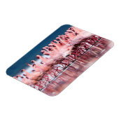 Magnet Flexible Grand Groupe De Petits Flamants (Côté Gauche)