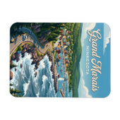 Magnet Flexible Grand Marais États-Unis (Horizontal)