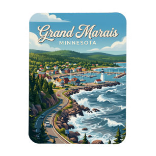 Magnet Flexible Grand Marais États-Unis