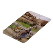 Magnet Flexible Grand-mère dans son jardin d'octobre (Côté Gauche)