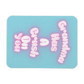 Magnet Flexible Grand-mère est amoureuse de toi (Horizontal)