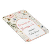 Magnet Flexible Grand-mère et grand-père seront Baby showers en fl (Côté Droit)