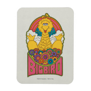 Magnet Flexible Grand Oiseau Psychedelique