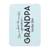 Magnet Flexible Grand-père du monde (Vertical)