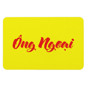 Magnet Flexible Grand-père vietnamien (maternel) - Ông Ngobao