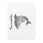 Magnet Flexible Grand requin blanc (Vertical)