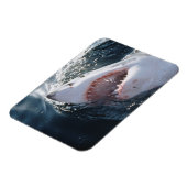 Magnet Flexible Grand requin blanc en mer (Côté Gauche)
