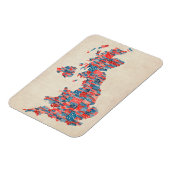 Magnet Flexible Grande-Bretagne Royaume-Uni (Côté Gauche)