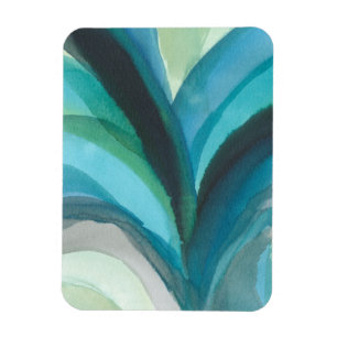 Magnet Flexible Grande feuille bleue I