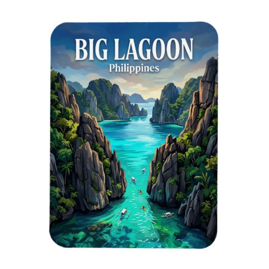 Magnet Flexible Grande Lagune Philippines (Vertical)