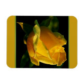 Magnet Flexible Grande Rose Jaune (Horizontal)