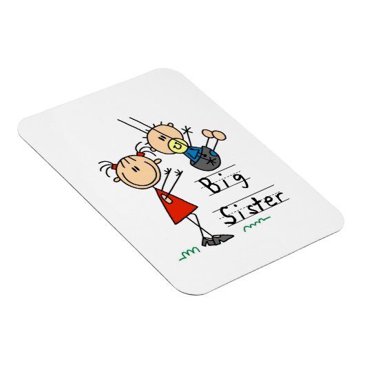 Magnet Flexible Grande Soeur avec petits cadeaux Frère (Côté Droit)